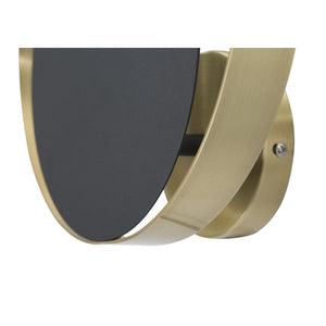 Lampada a Parete MF46, Nero, Metallo, 25x8x25 cm, Seven Design