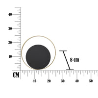 Lampada a Parete MF46, Nero, Metallo, 25x8x25 cm, Seven Design