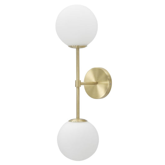 Lampada a Parete MF53, Oro, Metallo, 15x21x55 cm, Seven Design