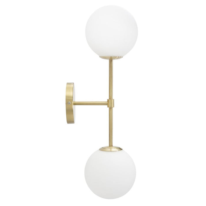 Lampada a Parete MF53, Oro, Metallo, 15x21x55 cm, Seven Design