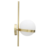 Lampada a Parete MF54, Oro, Metallo, 15x20x40 cm, Seven Design