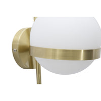 Lampada a Parete MF54, Oro, Metallo, 15x20x40 cm, Seven Design