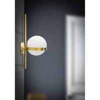 Lampada a Parete MF54, Oro, Metallo, 15x20x40 cm, Seven Design