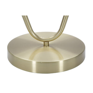 Lampada da Tavolo MF147, Oro, Metallo, 25x18x50 cm, Seven Design