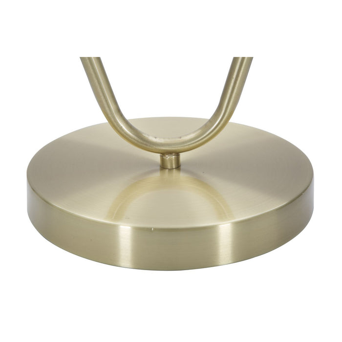 Lampada da Tavolo MF147, Oro, Metallo, 25x18x50 cm, Seven Design