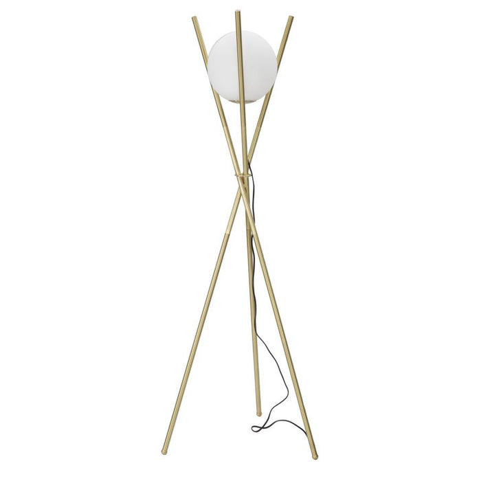 Lampada da Terra MF200, Oro, Metallo, 55x55x155 cm, Seven Design