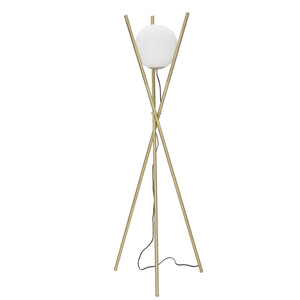 Lampada da Terra MF200, Oro, Metallo, 55x55x155 cm, Seven Design