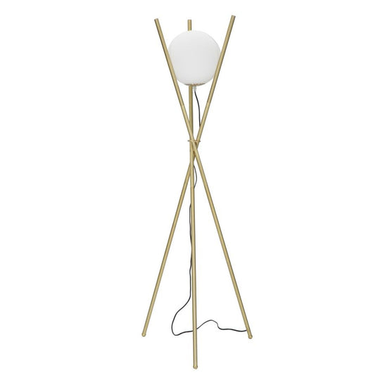 Lampada da Terra MF200, Oro, Metallo, 55x55x155 cm, Seven Design