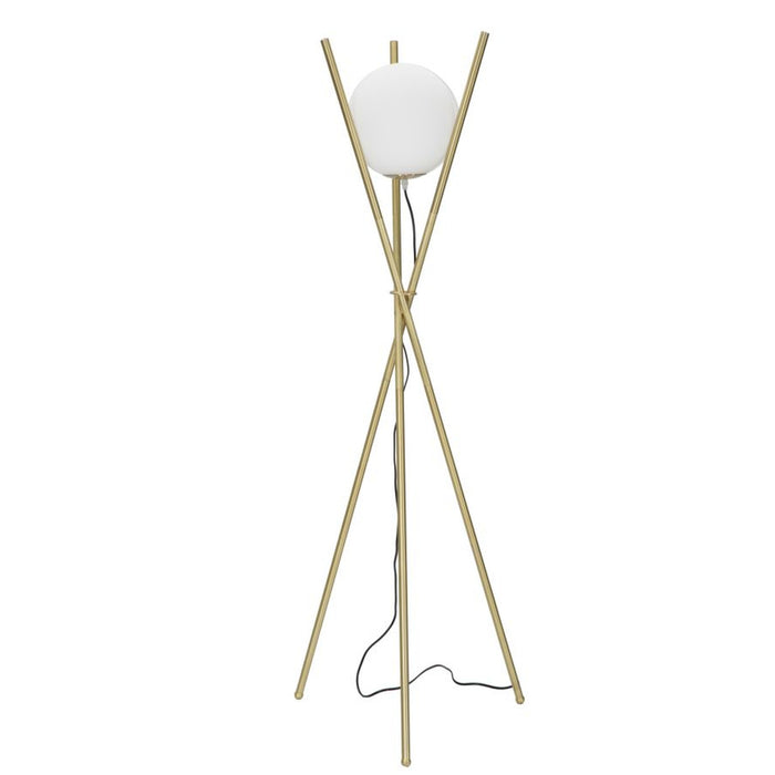Lampada da Terra MF200, Oro, Metallo, 55x55x155 cm, Seven Design