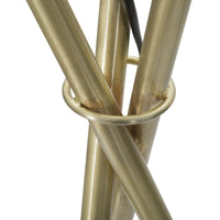 Lampada da Terra MF200, Oro, Metallo, 55x55x155 cm, Seven Design