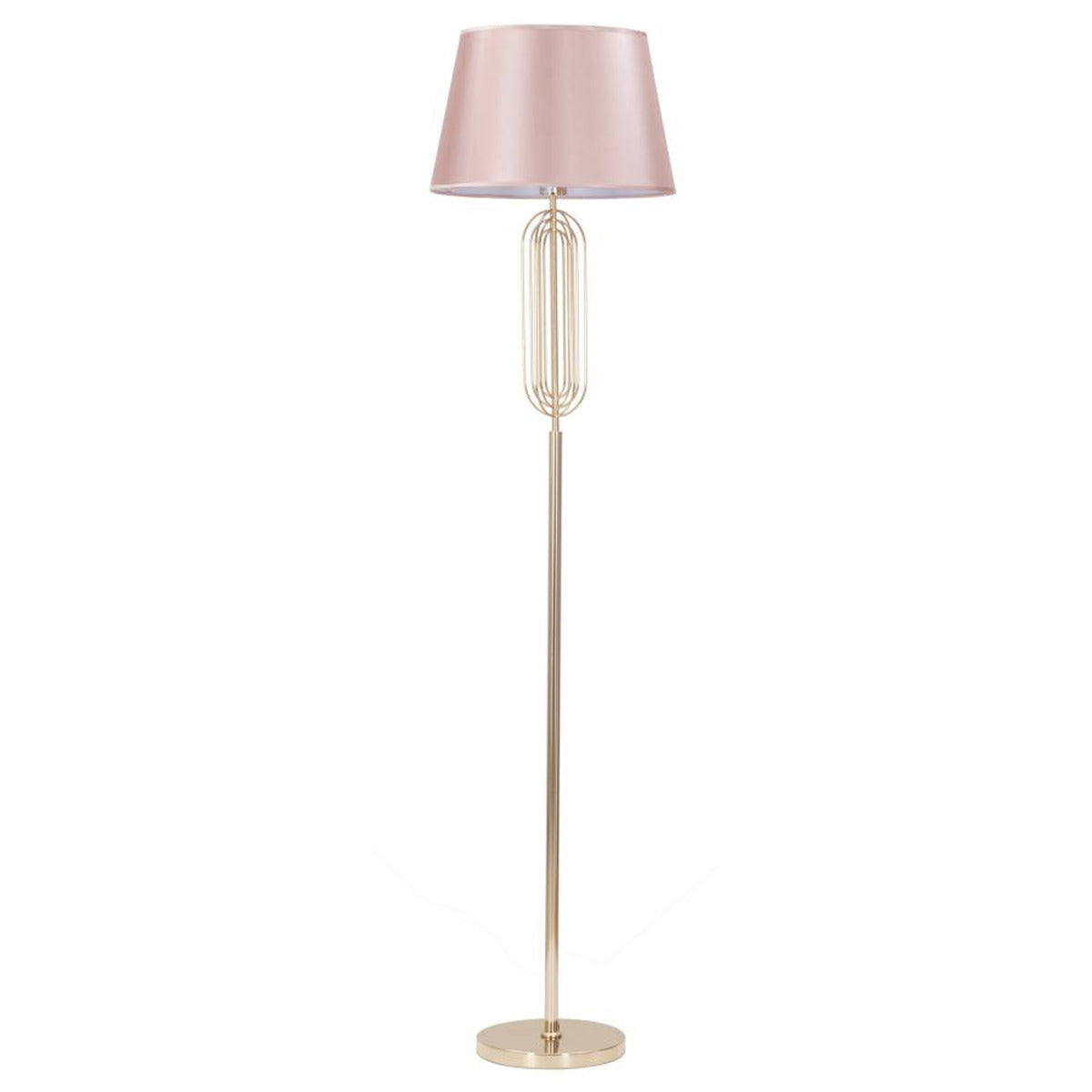 Lampada da Terra MF188, Rosa, Metallo, 40x40x168,5 cm, Seven Design