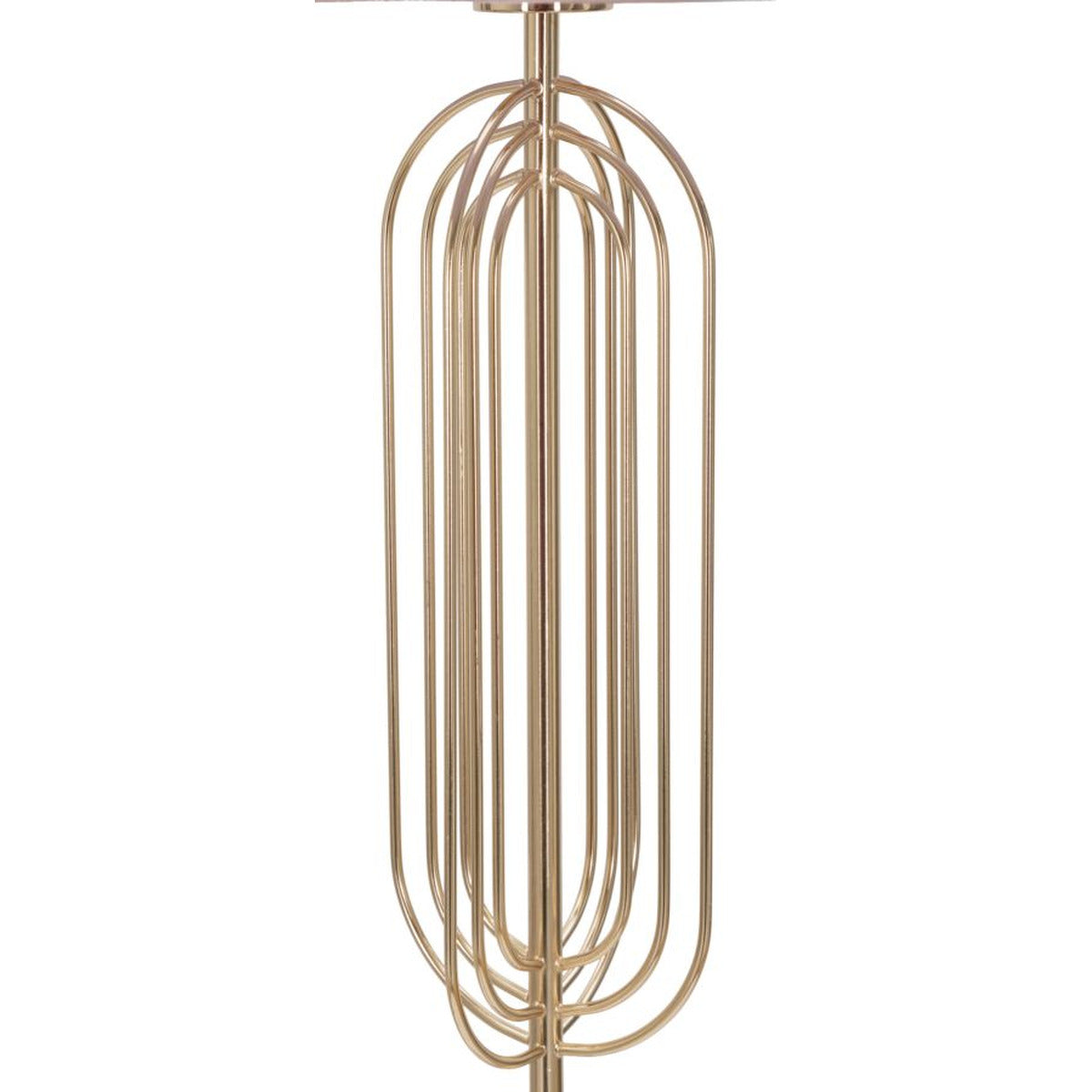 Lampada da Terra MF188, Rosa, Metallo, 40x40x168,5 cm, Seven Design
