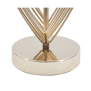 Lampada da Tavolo MF124, Nero, Metallo, 24x24x44 cm, Seven Design