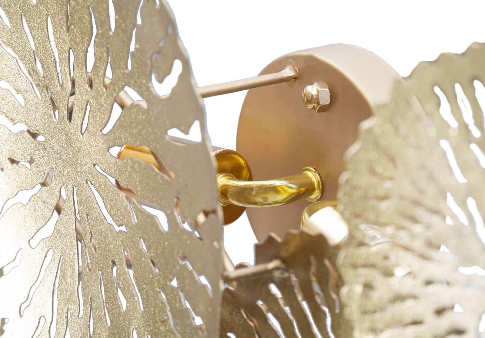 Lampada a Parete MF48, Oro, Metallo, 47x13x28 cm, Seven Design