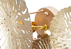 Lampada a Parete MF48, Oro, Metallo, 47x13x28 cm, Seven Design