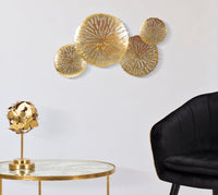 Lampada a Parete MF48, Oro, Metallo, 47x13x28 cm, Seven Design