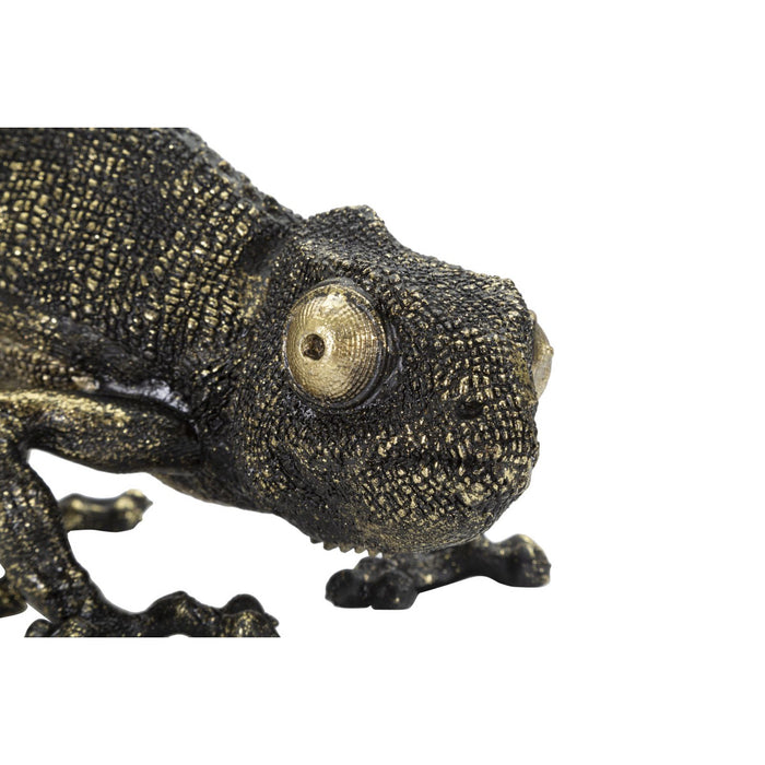 Lampada da Tavolo Camaleonte, Nero, Poliresina, 37,5x16,5x22 cm, Seven Design