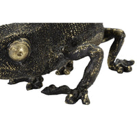 Lampada da Tavolo Camaleonte, Nero, Poliresina, 37,5x16,5x22 cm, Seven Design