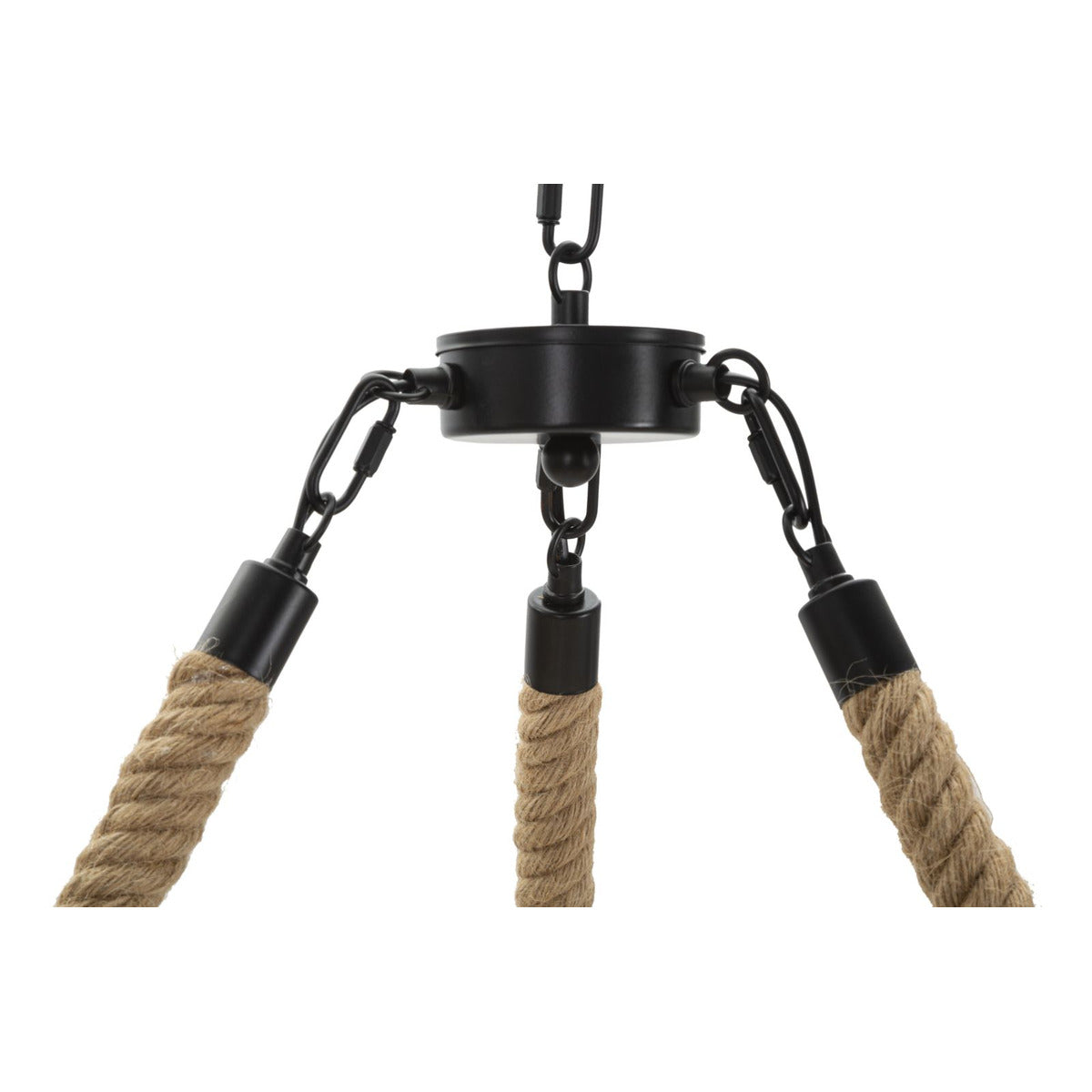 Lampada a Sospensione MF75, Marrone, Corda, 64x64x90 cm, Seven Design