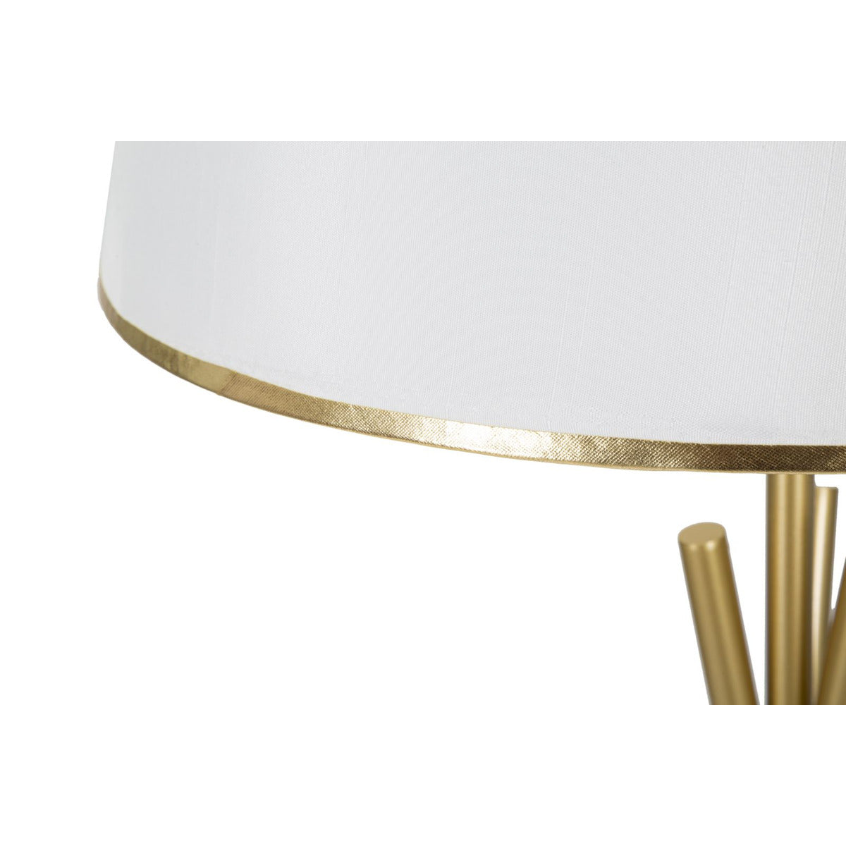 Lampada da Terra MF197, Bianco, Metallo, 61x61x154 cm, Seven Design