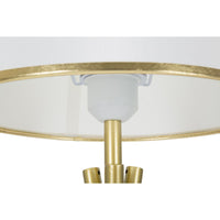 Lampada da Tavolo MF142, Bianco, Metallo, 28x28x57 cm, Seven Design