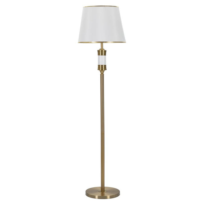 Lampada da Terra MF194, Bianco, Metallo, 41x41x160 cm, Seven Design