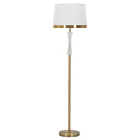 Lampada da Terra MF214, Bianco, Metallo, 40x40x153 cm, Seven Design