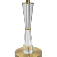 Lampada da Tavolo MF158, Bianco, Metallo, 30x30x56 cm, Seven Design