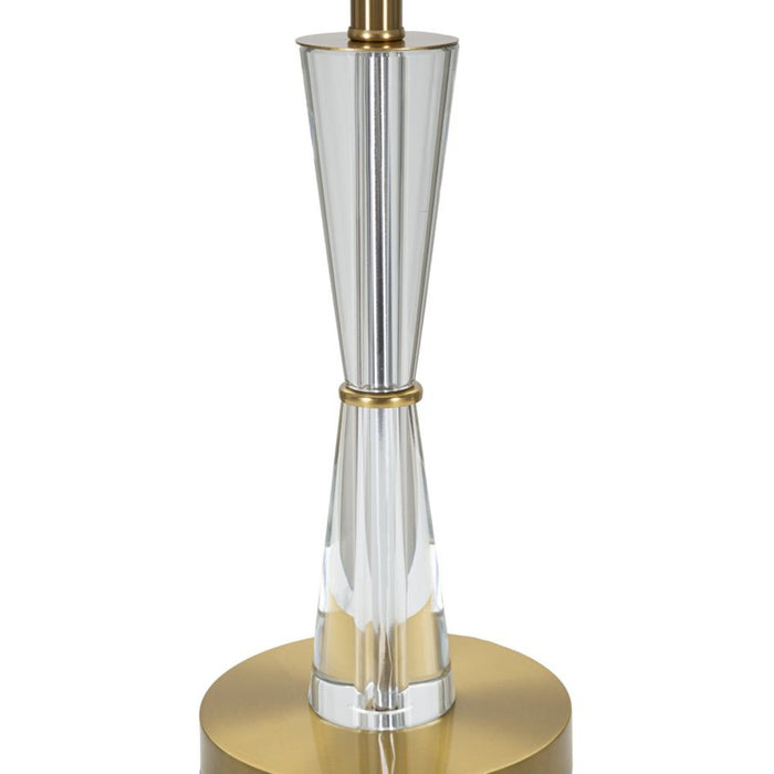 Lampada da Tavolo MF158, Bianco, Metallo, 30x30x56 cm, Seven Design