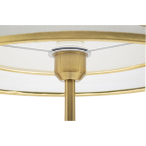 Lampada da Terra MF198, Bianco, Metallo, 35x35x153 cm, Seven Design