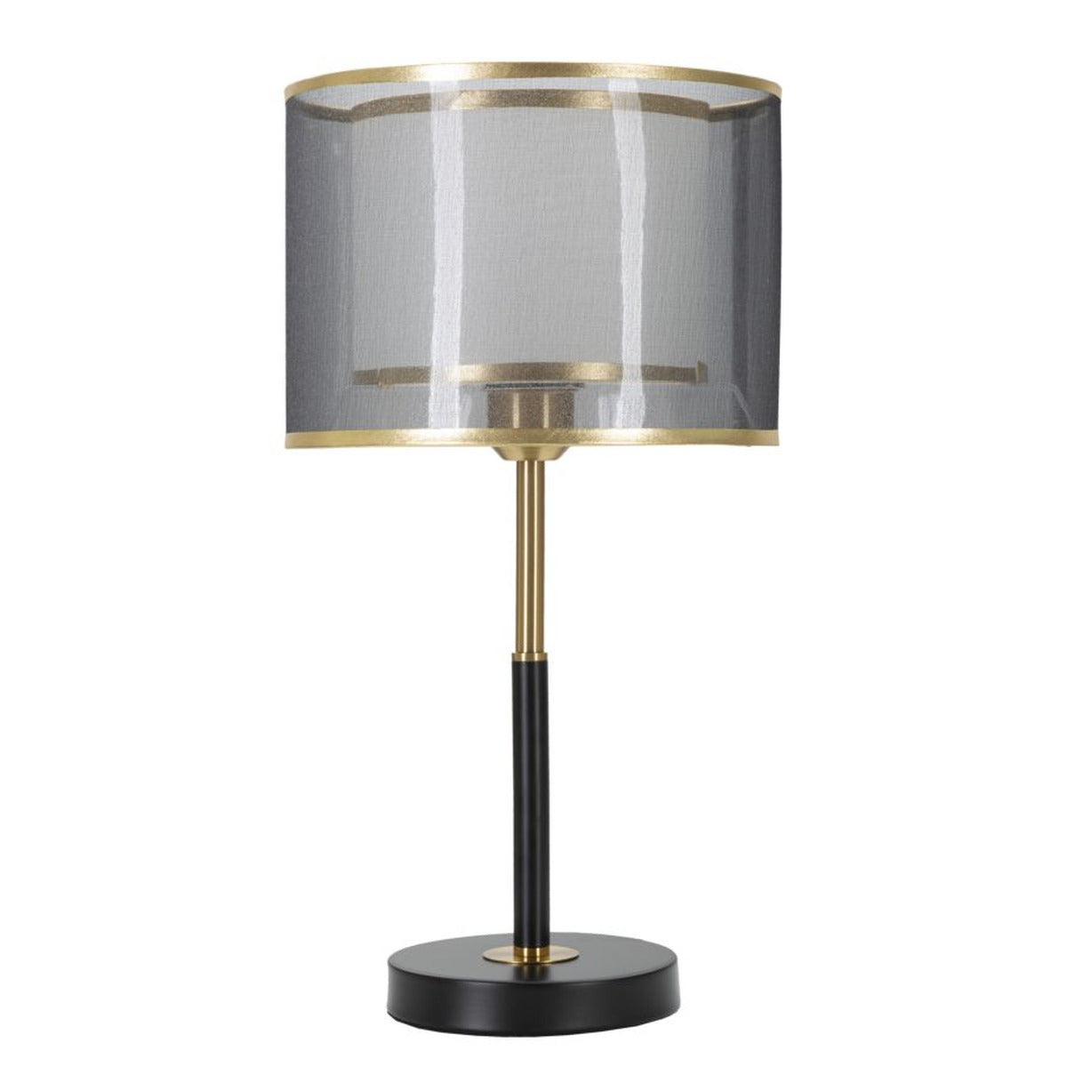 Lampada da Tavolo MF146, Nero, Metallo, 25x25x48 cm, Seven Design