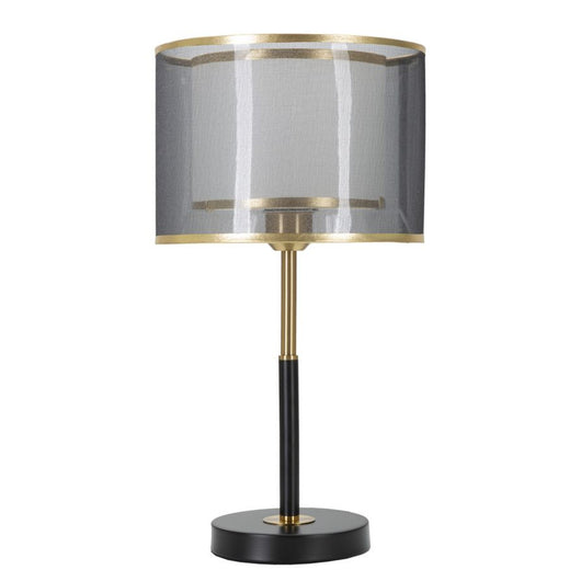 Lampada da Tavolo MF146, Nero, Metallo, 25x25x48 cm, Seven Design