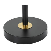 Lampada da Tavolo MF146, Nero, Metallo, 25x25x48 cm, Seven Design