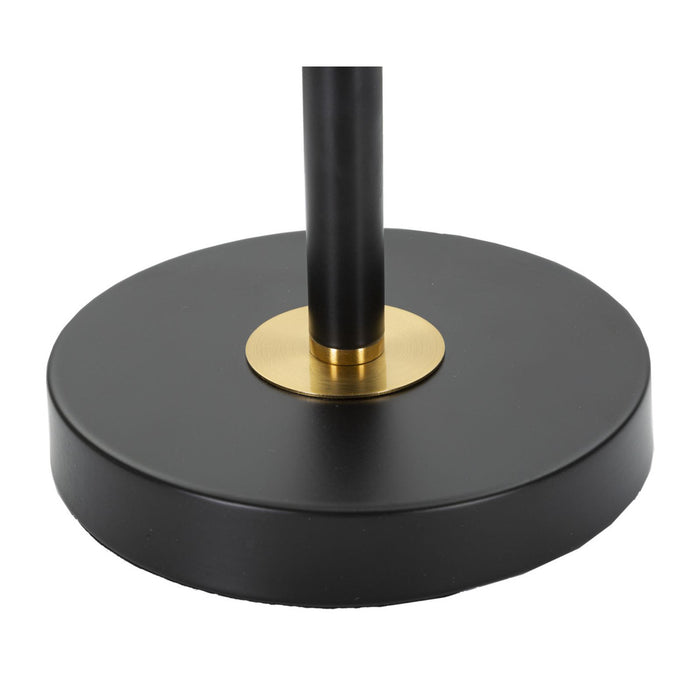 Lampada da Tavolo MF146, Nero, Metallo, 25x25x48 cm, Seven Design