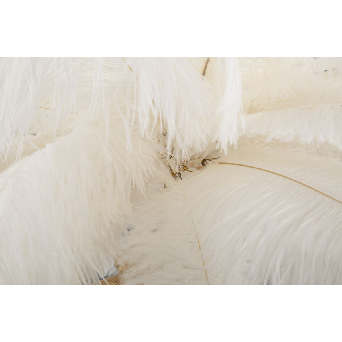 Lampada da Tavolo Piume 1, Bianco, Metallo, 40x40x55 cm, Seven Design