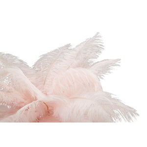 Lampada da Tavolo Piume 2, Rosa, Metallo, 40x40x55 cm, Seven Design