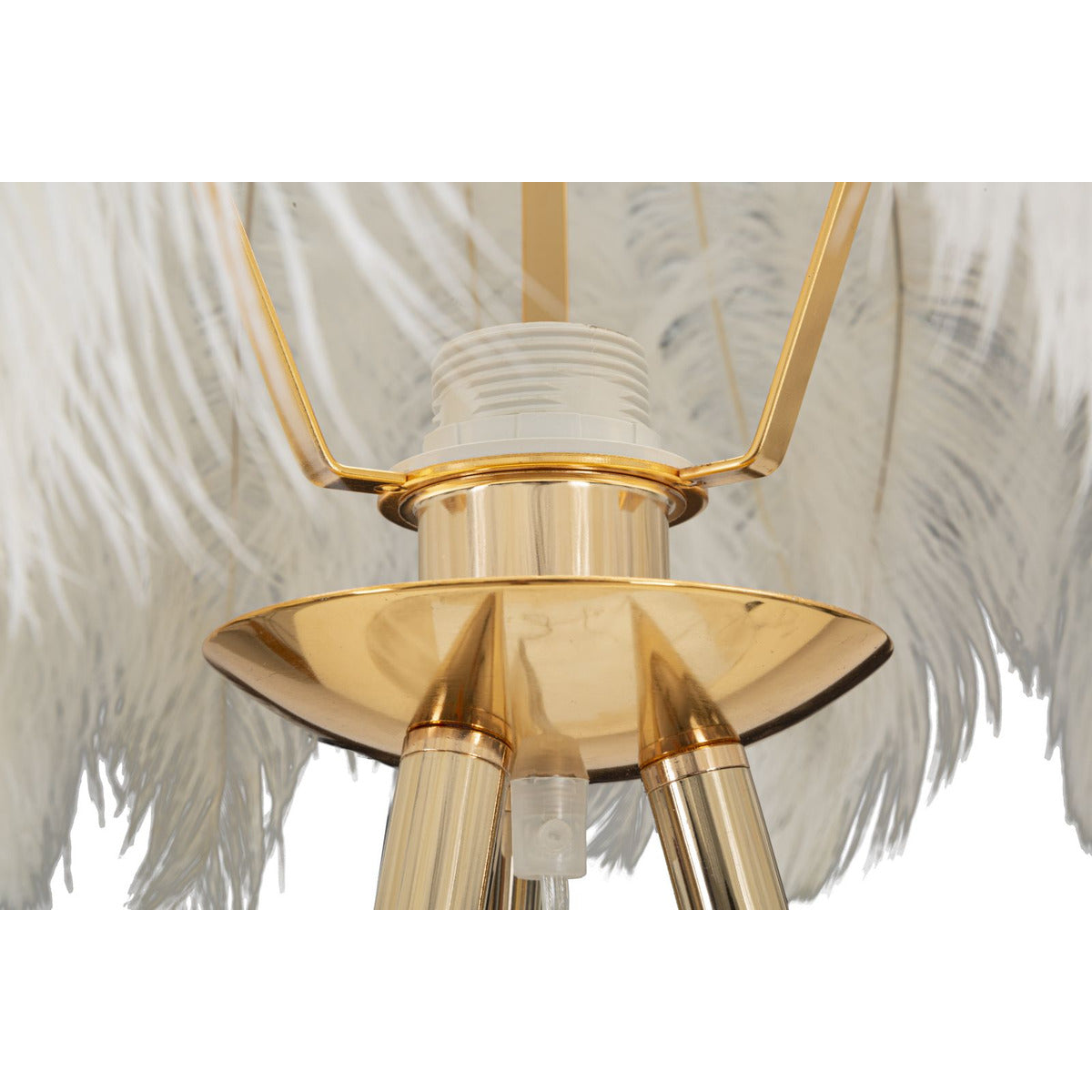 Lampada da Terra MF184, Bianco, Metallo, 46x46x147 cm, Seven Design