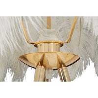 Lampada da Terra MF184, Bianco, Metallo, 46x46x147 cm, Seven Design