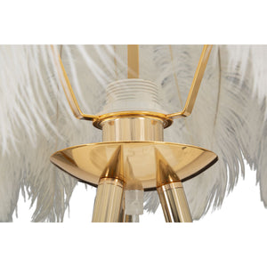 Lampada da Terra MF184, Bianco, Metallo, 46x46x147 cm, Seven Design