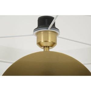 Lampada da Terra MF195, Bianco, Metallo, 40x40x151 cm, Seven Design