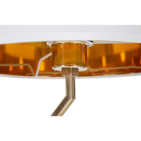 Lampada da Tavolo MF144, Oro, Metallo, 30x30x56 cm, Seven Design