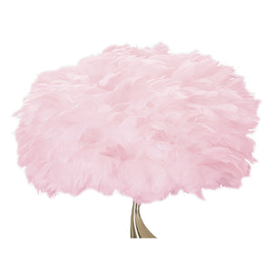 Lampada da Tavolo MF140, Rosa, Metallo, 40x40x63 cm, Seven Design