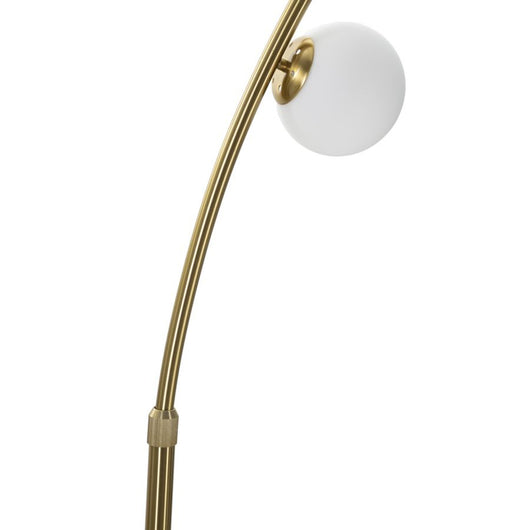Lampada da Terra MF208, Oro, Metallo, 130x45x220 cm, Seven Design