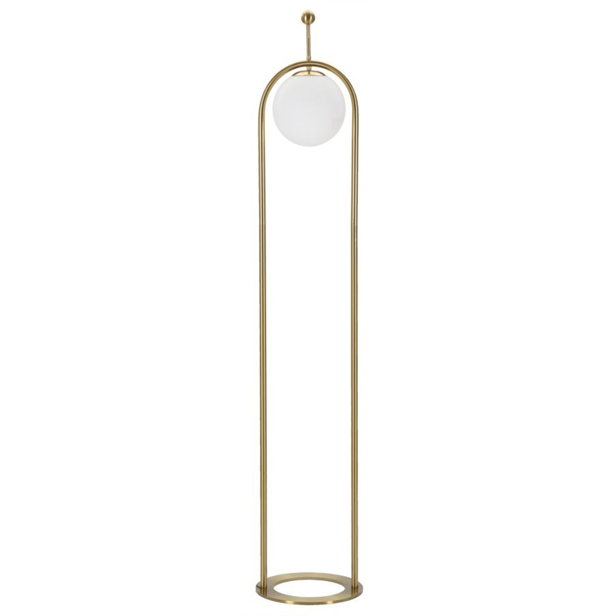 Lampada da Terra MF206, Bianco, Metallo, 28x28x168 cm, Seven Design