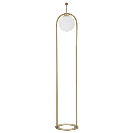 Lampada da Terra MF206, Bianco, Metallo, 28x28x168 cm, Seven Design