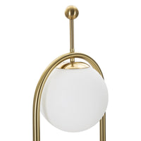 Lampada da Terra MF206, Bianco, Metallo, 28x28x168 cm, Seven Design