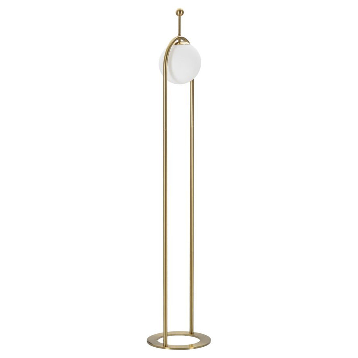 Lampada da Terra MF206, Bianco, Metallo, 28x28x168 cm, Seven Design