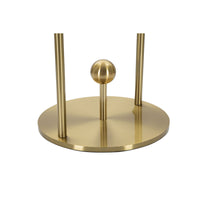 Lampada da Tavolo MF148, Oro, Metallo, 21x21x47 cm, Seven Design