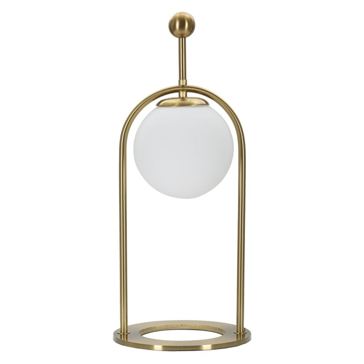 Lampada da Tavolo MF149, Oro, Metallo, 21x21x50 cm, Seven Design