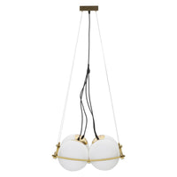 Lampada a Sospensione MF79, Bianco, Metallo, 45x45x20 cm, Seven Design